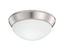 Satin Opal Twist-On Glass Light